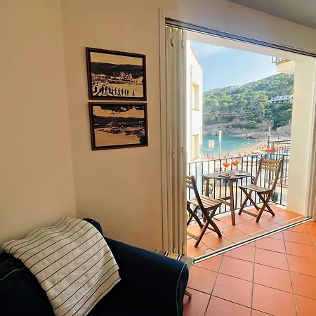 Tamariu Beach 1: Beachfront Home With Wifi Views